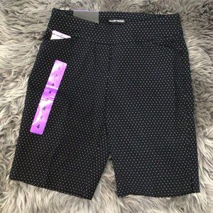 Hilary Radley | Women's Shorts | Black With White